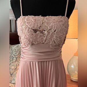 David’s Bridal Bridesmaid Dress, blush colored